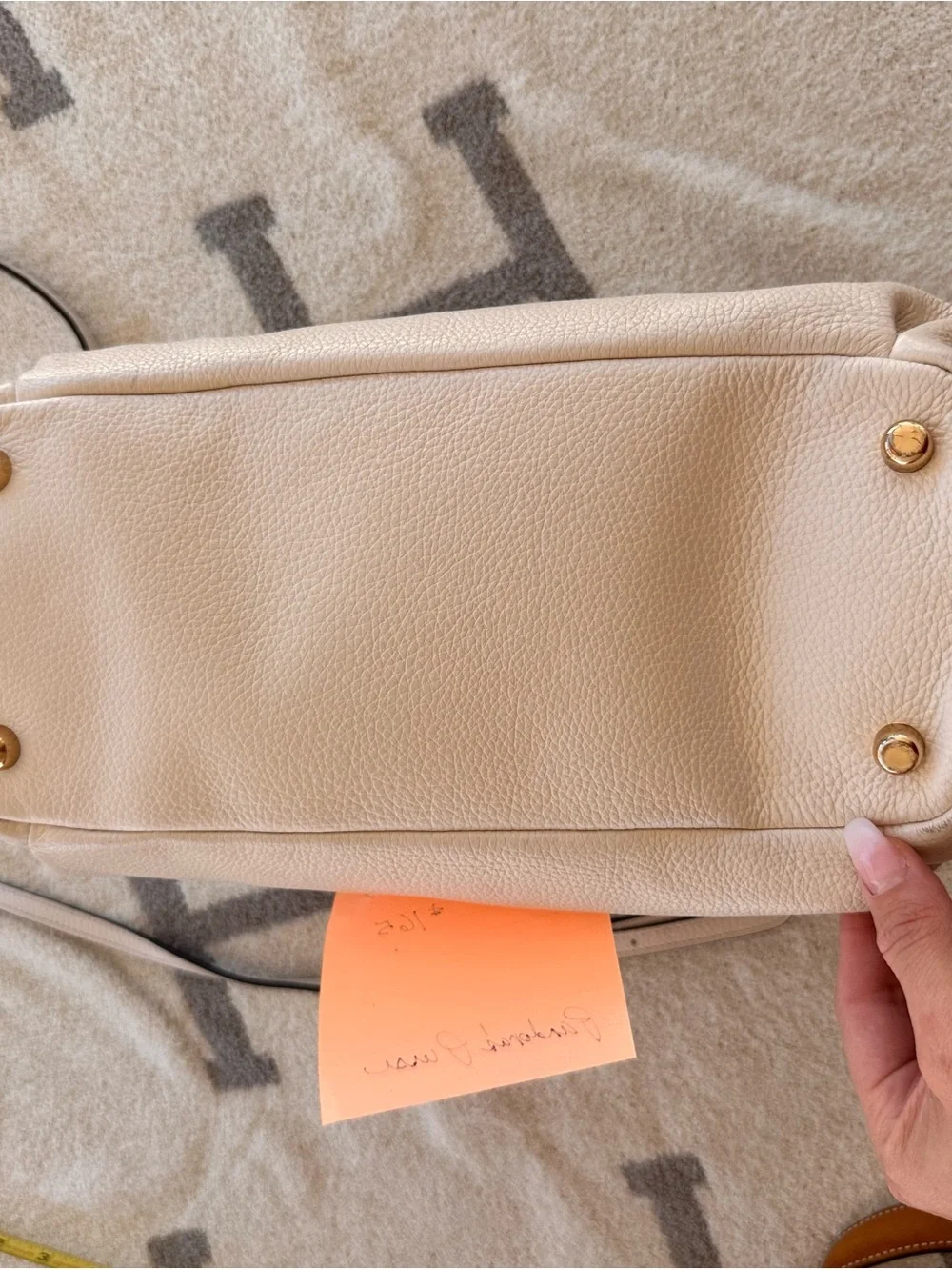 Cream Coach Ally Satchel